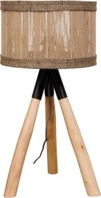 Lampa de masa, cu abajur din iuta naturala, Kampala