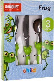 BANQUET Set de banchete de feluri de mâncare pentru copii Broscuţa