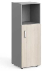 Dulap mediu Manager 39,9 x 42,2 x 119,5 cm, dreapta, salcâm deschis / gri