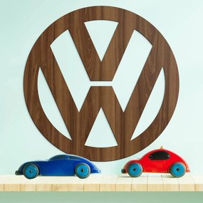 DUBLEZ | Tablou din lemn - Sigla Volkswagen