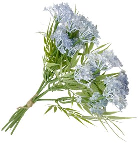 Buchet flori bleu artificiale, Melanie, 35cm