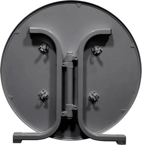 Masă de grădină rotundă din metal ø 70 cm Pizarra – Dajar