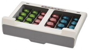 Sertar pentru capsule de cafea Joseph Joseph CupboardStore 851667, 28 cm, Fixare pe raft, Plastic, Gri