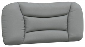374525 vidaXL Pernă tăblie de pat, gri deschis, 80 cm, material textil