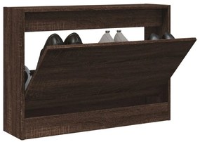 vidaXL Pantofar, stejar maro, 80x21x57 cm, lemn compozit