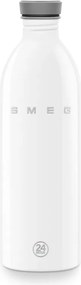 Sticla Smeg Urban WBF02WH, 1 l, Inchidere ermetica, Fara VRA, Otel inoxidabil, Alb