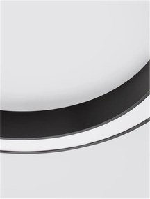 Lustra LED aplicata design modern OPAL 60W negru
