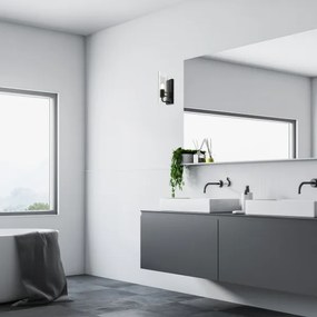 Aplică pentru baie Rabalux 75027 TEODORO 1xE14/12W/230V IP44 negru