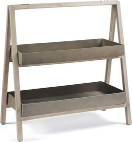 Raft IN / OUT din lemn si ciment STAHL Shelf 97 AA1764RF86 JG