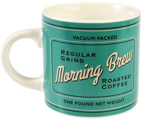 Cană crem-turcoaz din ceramică 350 ml Morning Brew – Rex London