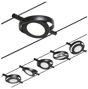 Paulmann 94418 - Set 5x LED 4,5W spot ROUNDMAC 230V negru