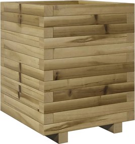 vidaXL Jardinieră de grădină, 40x40x49,5 cm, lemn de pin impregnat