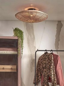 Plafoniera eco din ratan Tanami disc L, nat