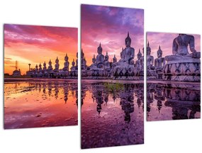 Tablou - Buddha la apus (90x60 cm)