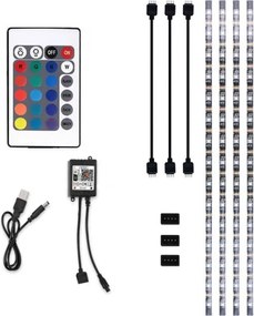 Solight WM58 - Bandă LED RGB TV 0,5m/6W/5V Wi-Fi Tuya + DO