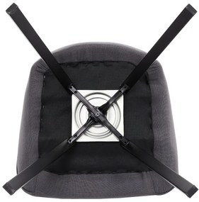 Scaun sufragerie Yenkee  (melva 94 + negru). 1099291
