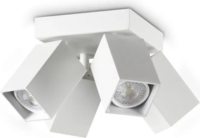 Plafoniera DYNAMITE PL4 SQUARE BIANCO