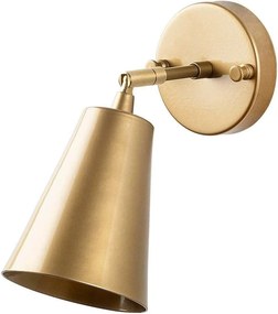 Aplica EVANDER-13190, auriu, metal, 10x26x21 cm