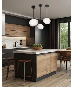 Lustră pe cablu STONES 1xE27/40W/230V d. 30 cm