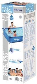 Bestway piscină steel pro, 221x150x43 cm