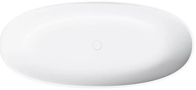 Omnires Shell M+ cada freestanding 175x78 cm ovala alb SHELL175WWBM