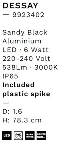Tarus LED iluminat exterior decorativ IP65 DESSAY H-58cm