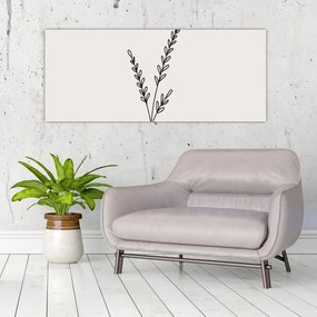 Tablou - Floare de pajiște N⁰2 (120x50 cm)