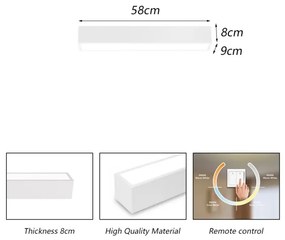 Immax NEO 07257L - LED LUNGO 20W/230V Wi-Fi Tuya albă, dimabil + DO