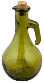 Oțetieră din sticlă reciclată Ego Dekor Di Vino, 500 ml, verde