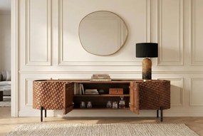 Comoda TV cu model 3D tip fagure ADLON 200cm