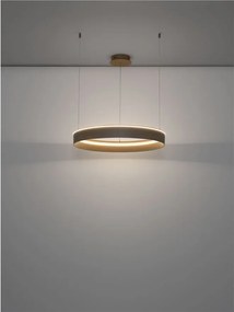 Lustra LED design circular OLIVIA bej D-78cm