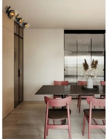 Spot 3xE27/40W/230V negru