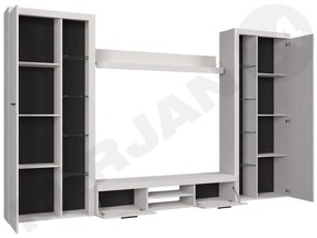 Mobilier living Rokara XL (stejar Lefkas) (fără iluminat). 1058315