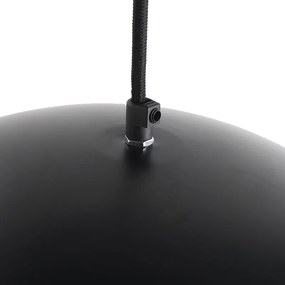 Lampă suspendată industrială inteligentă neagră cu aur 50 cm incl. Wifi G125 - Magna Eco