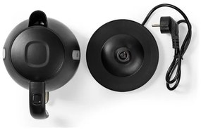 Fierbător de apă 1 l 2150W/230V negru Nedis KAWK300EBK