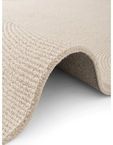 Covor în culoare naturală deschisă, țesut manual, din lână 200x300 cm Eleni Natural White – Hanse Home