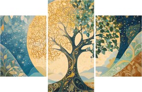 Tablou – Arborele vieții în lună (90x60 cm)