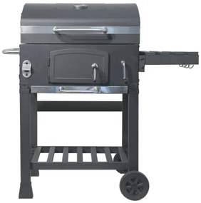 Grătar negru cu cărbuni