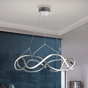 Lustra LED design ultra-modern Molly crom 80cm SV-763950