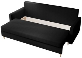 Canapea două locuri Aura (Negru). 1056632