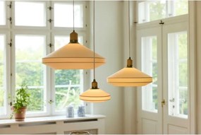 Halo Design 744091 - Lustra cu cablu PARIS, 1xE14/40W/230V, Ø 24 cm, crem./alamă/stejar