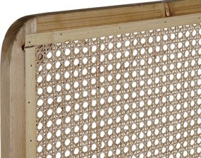 Paravan decorativ din ratan împletit, maro, finisaj natural, 180 x 135 x 2 cm, „Villandry”