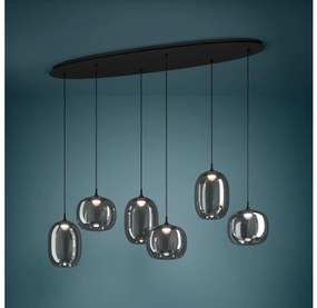 Lustră LED dimabilă pe cablu Eglo 390415 LARVA 6xLED/3,7W/230V 2700-6500K + telecomandă