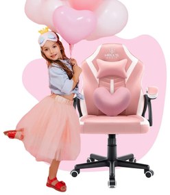 Scaun gaming pentru copii HC - 1001 roz