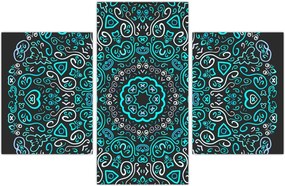 Tablou cu abstracție ornamentală (90x60 cm)