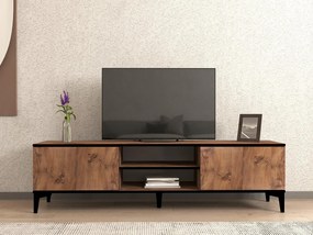 Masă TV/Dulap Sumapi (pin atlantic + negru) . 1095214