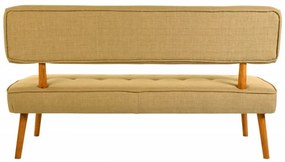 Canapea 2 Locuri, Lemn Solid, Westwood Loveseat, Cafeniu
