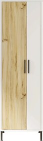 Dulap multifunctional, Hanah Home, Dy1-Wk, 50.4x165x35.7 cm, Nuc/Alb