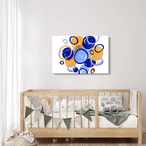 Tablou - Motiv luminos cu cercuri (90x60 cm)