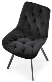 Scaun de bucaterie Ollie, negru